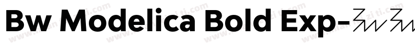 Bw Modelica Bold Exp字体转换